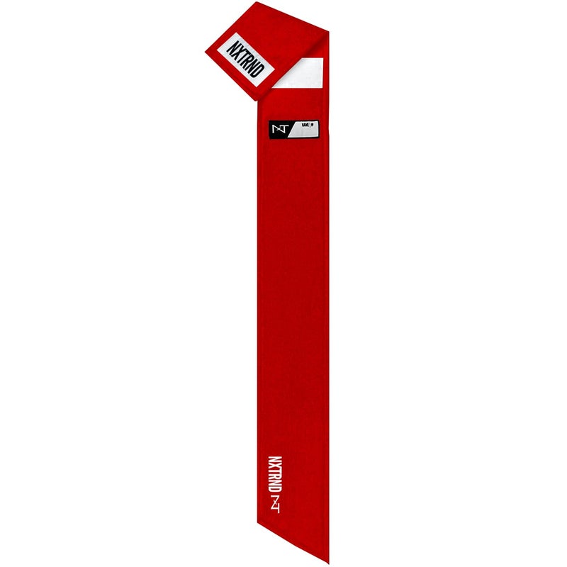 NXT NXTRND Nxtrnd Streamer Football Towel  Thin Sports Towel  Dries Hands & Football Accessories (Red) - Image 1